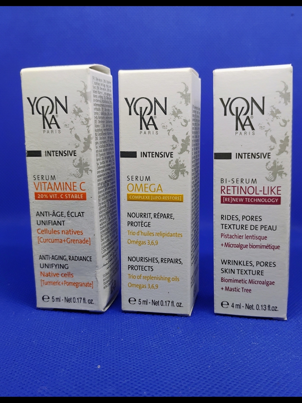 Intensive Serum Trio - Vitamin C / Omega / Retinol-Like Yon-Ka! Paris